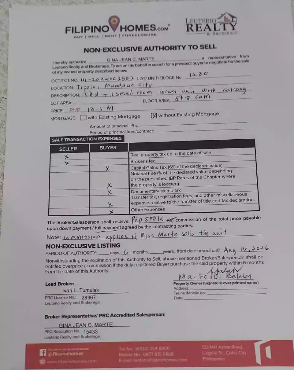 For Sale: RFO 1BR Condo in Mandani Bay Suites, Mandaue Cebu – With Balcony - photo 7