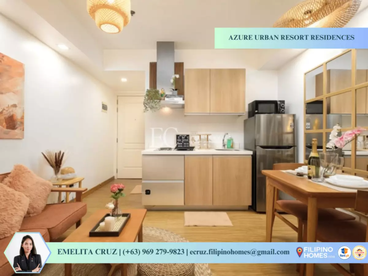 FURNISHED 1BR UNIT FOR LEASE AT AZURE URBAN RESORT RESIDENCES — 1 Bedroom in Marcelo Green Village, Paranaque City, Metro Manila — Photo 6