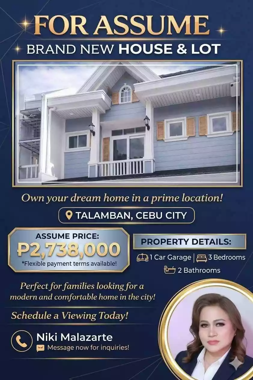 FOR ASSUME: HOUSE & LOT