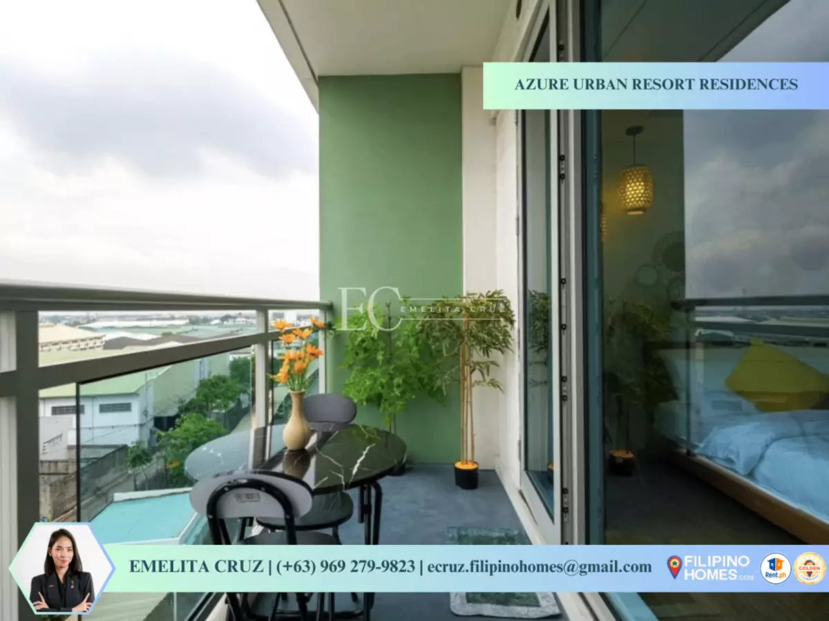 Open photo 15 of 15 — FURNISHED 1BR UNIT FOR LEASE AT AZURE URBAN RESORT RESIDENCES
