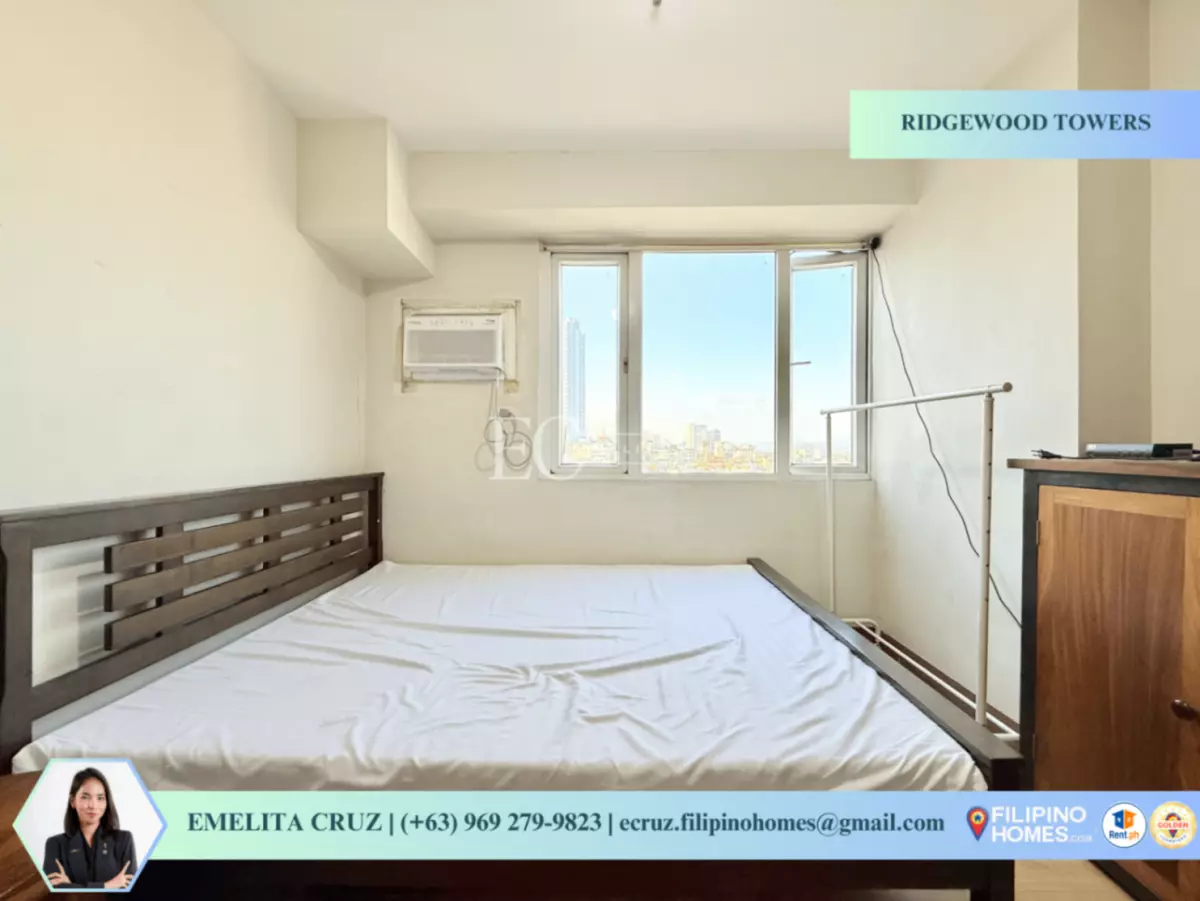 FURNISHED 1BR UNIT FOR LEASE AT RIDGEWOOD TOWERS