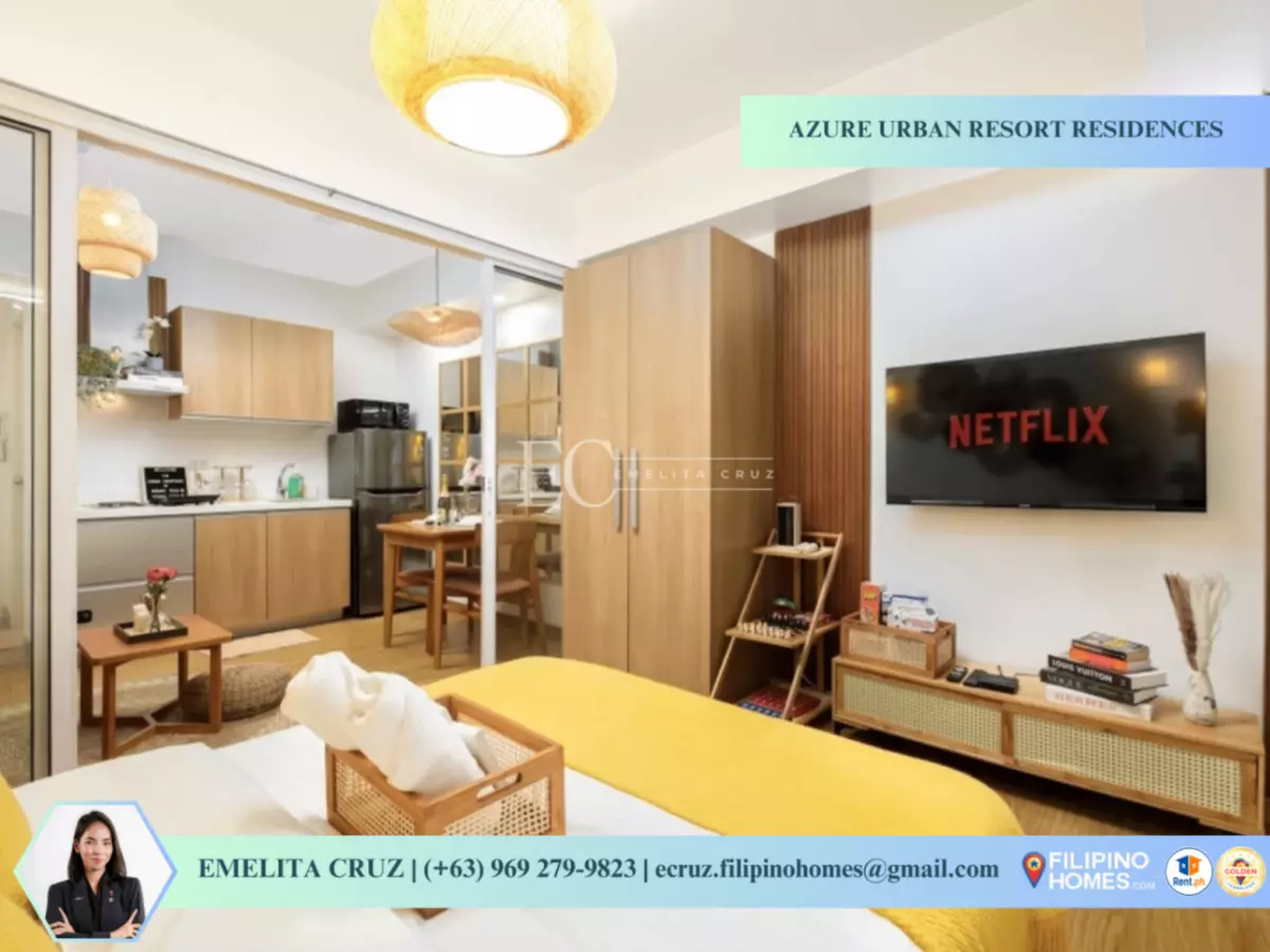 Open photo 14 of 15 — FURNISHED 1BR UNIT FOR LEASE AT AZURE URBAN RESORT RESIDENCES