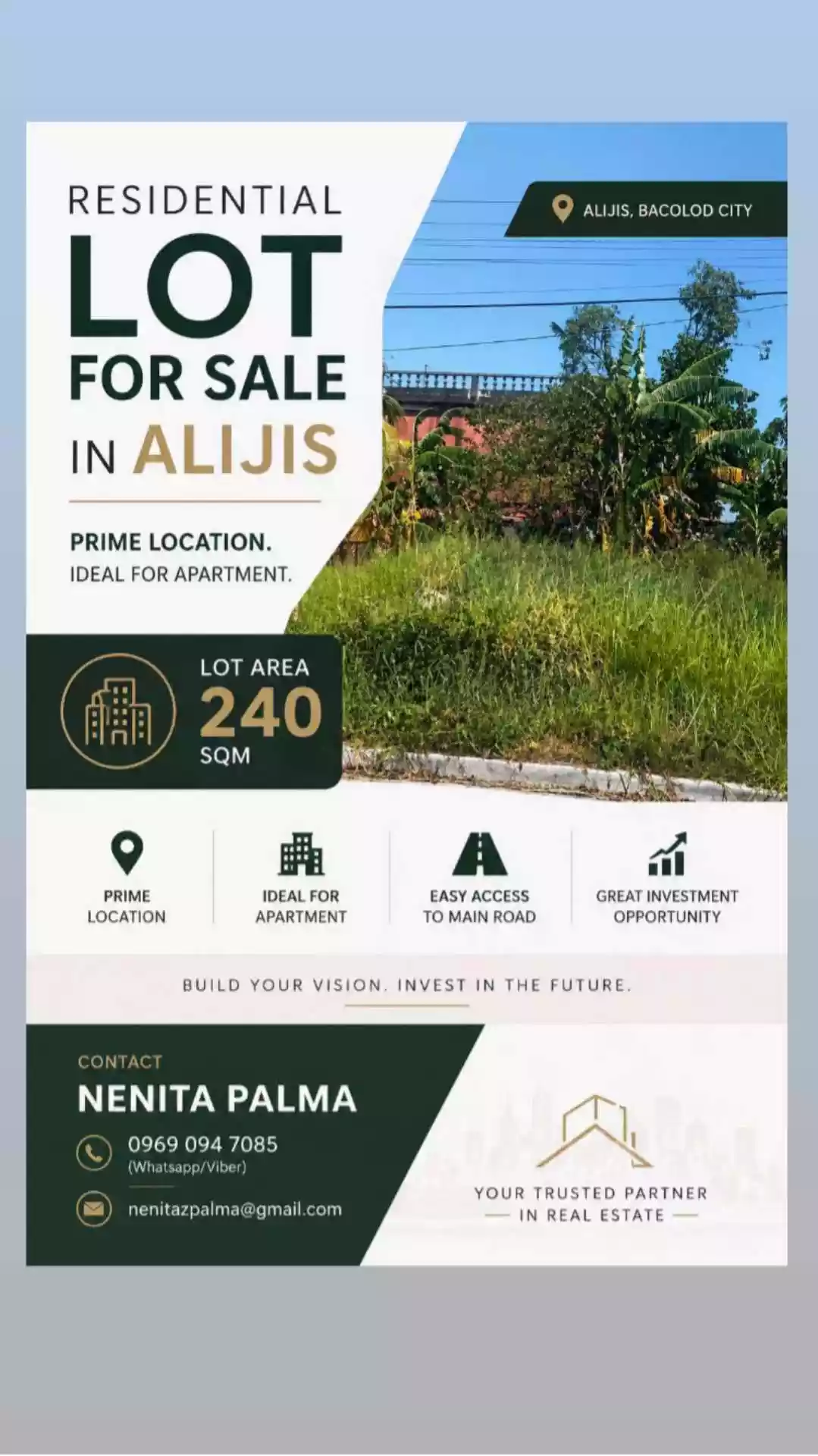 RESIDENTIAL LOT IN ALIJIS, BACOLOD CITY, IDEAL FOR APARTMENT — Residential Lot in Negros Occidental, 6100, Philippines — Photo 5