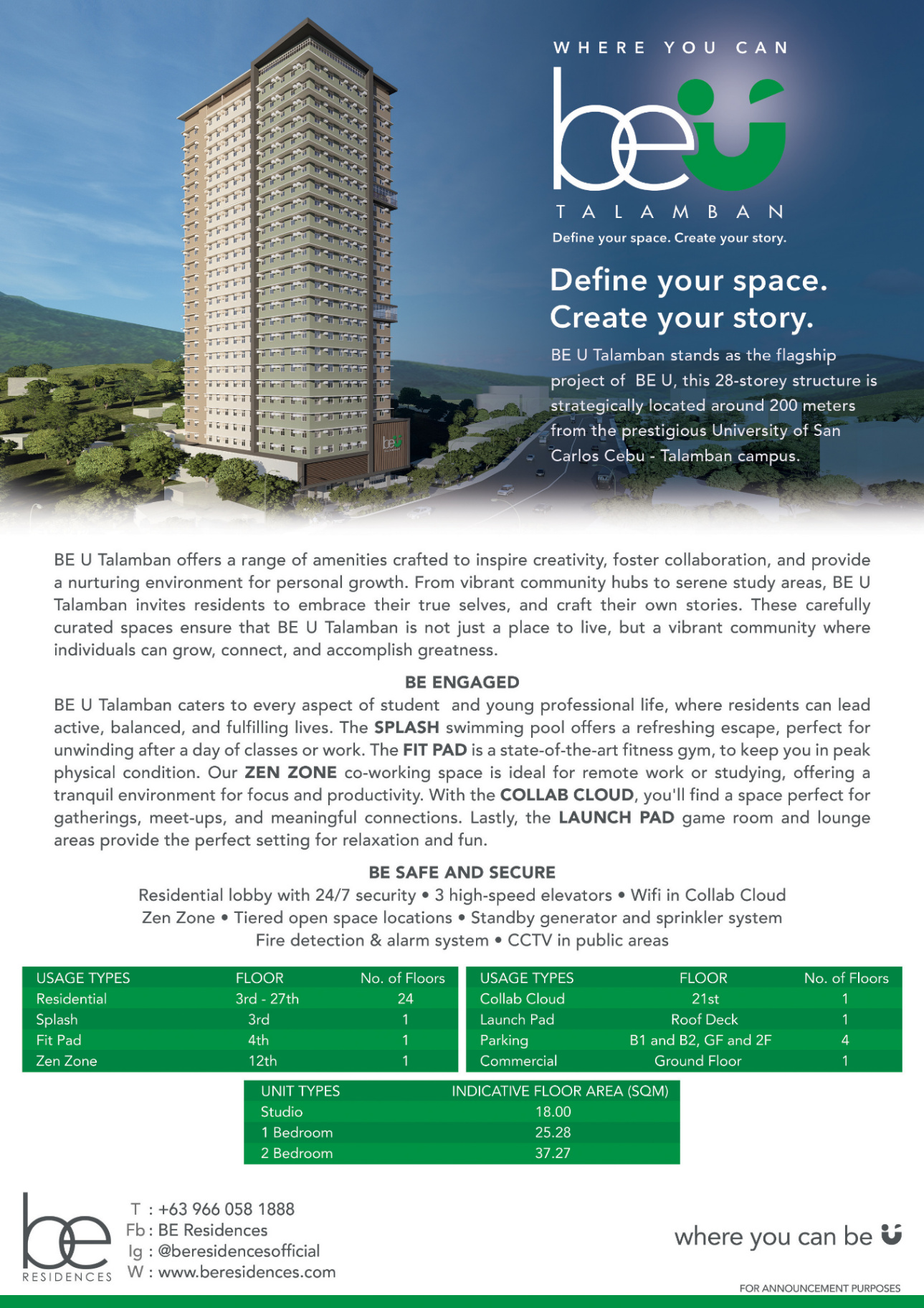 For Assume: BE U Studio Unit Near USC-Talamban, Cebu City