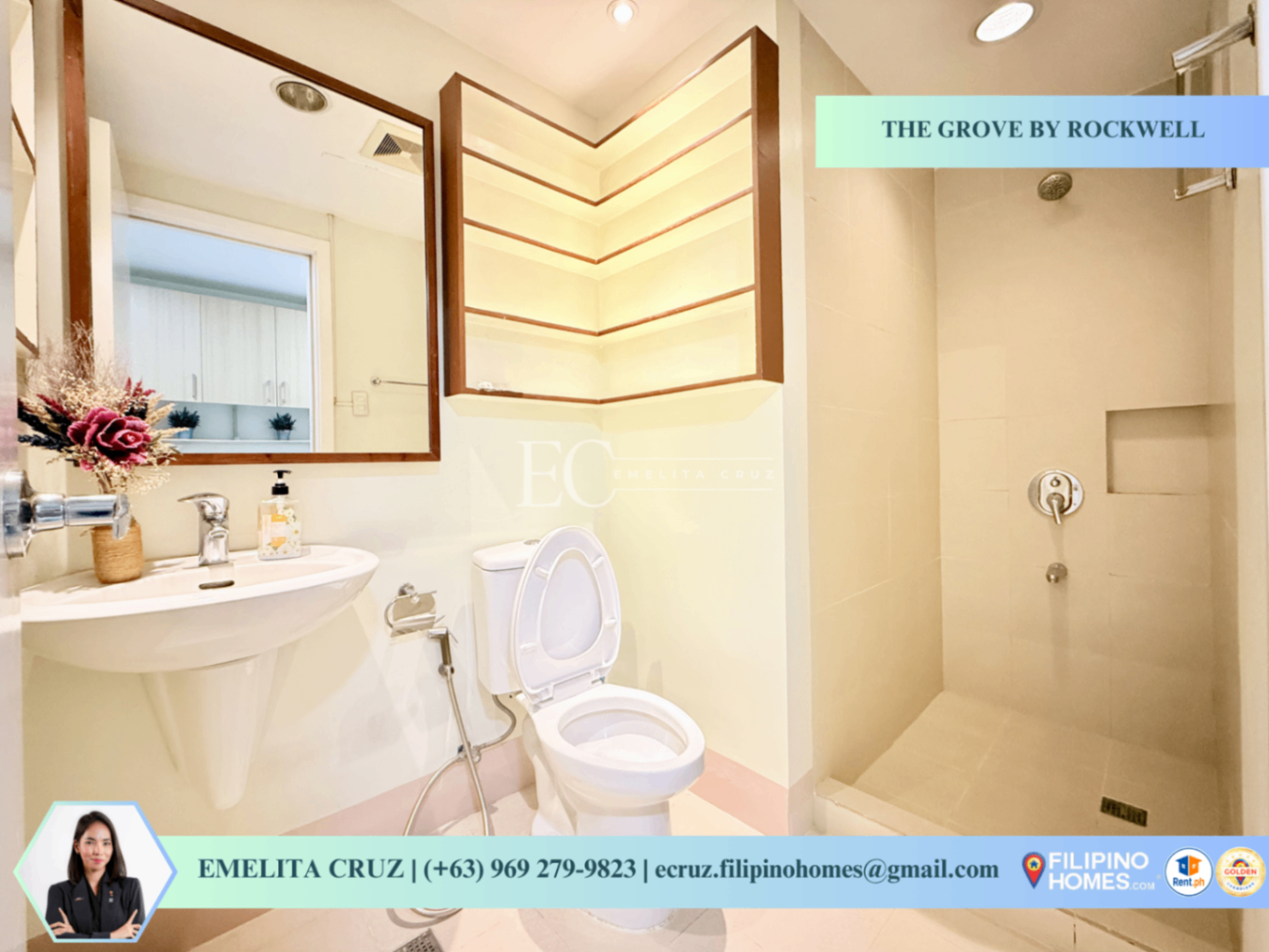COZY SPACIOUS STUDIO FOR LEASE AT THE GROVE BY ROCKWELL, PASIG - photo 4