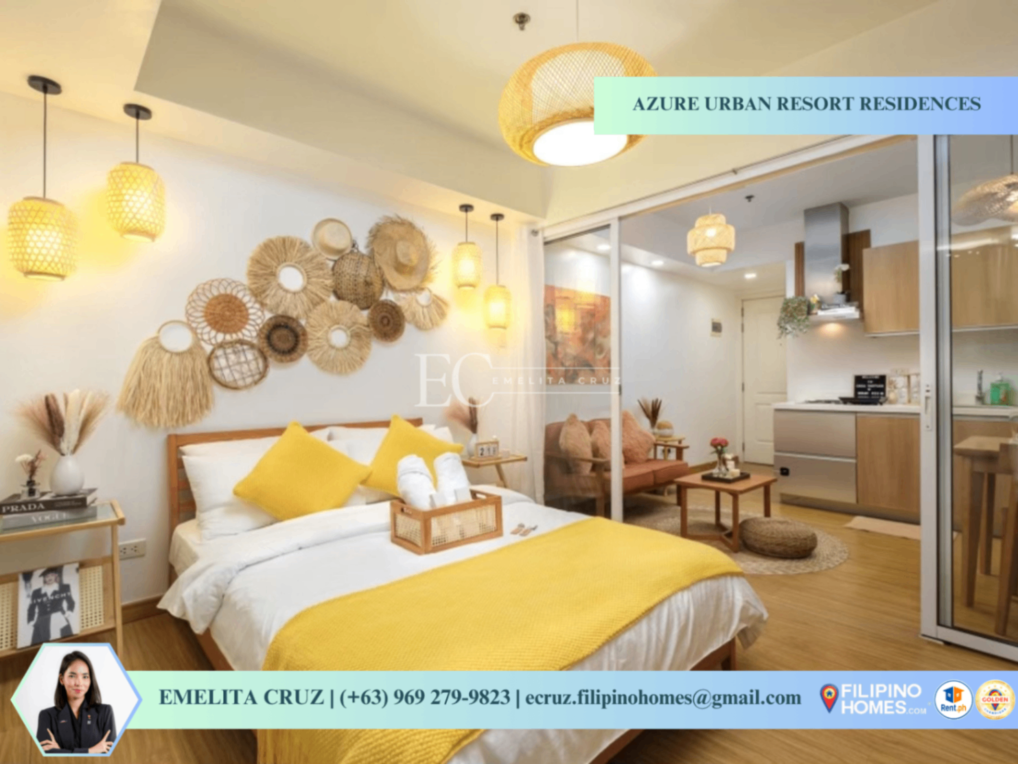 FURNISHED 1BR UNIT FOR LEASE AT AZURE URBAN RESORT RESIDENCES