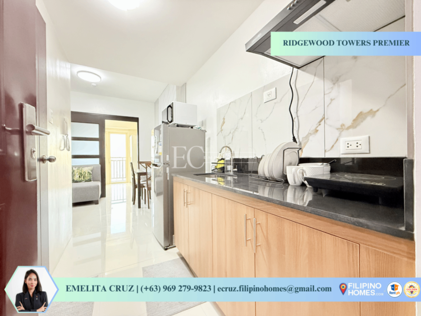 FURNISHED 1BR WITH BALCONY FOR LEASE AT RIDGEWOOD TOWERS PREMIER - photo 7