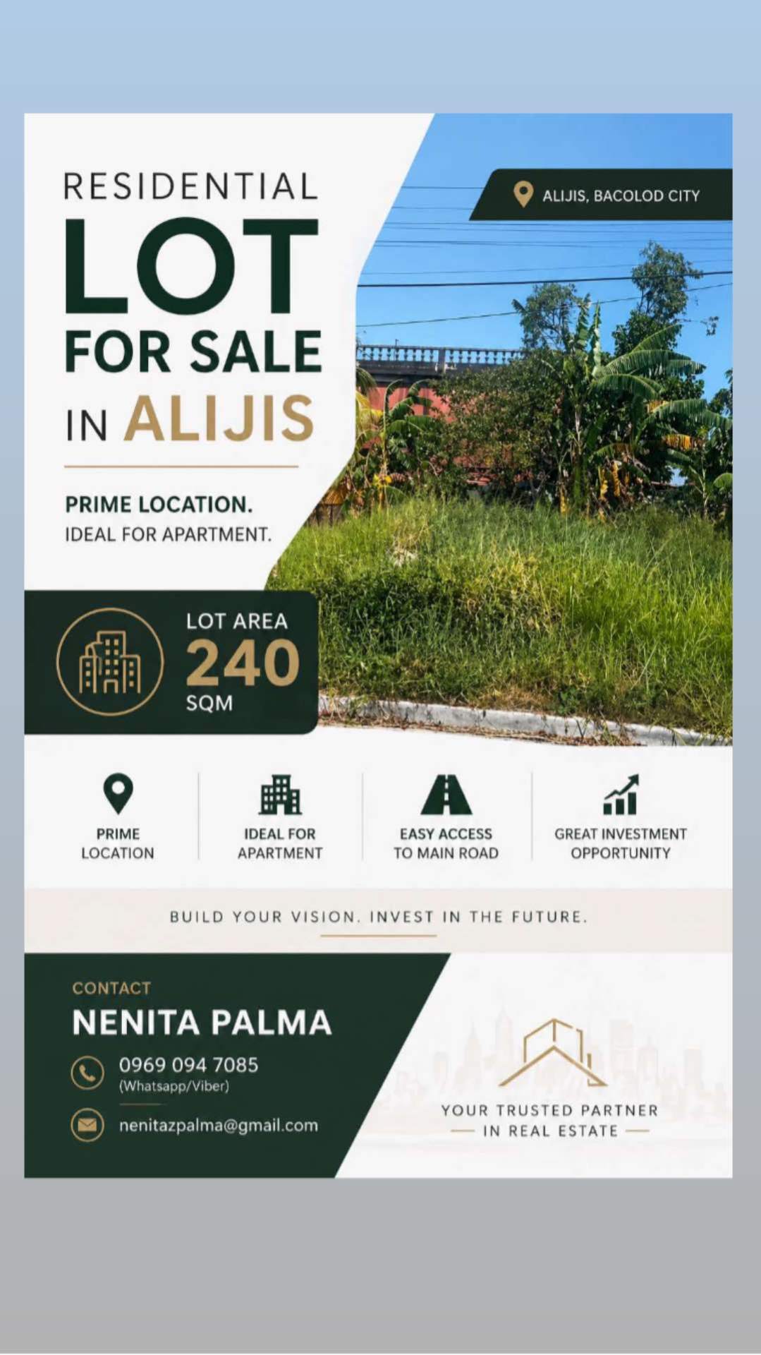 RESIDENTIAL LOT IN ALIJIS, BACOLOD CITY, IDEAL FOR APARTMENT - photo 4