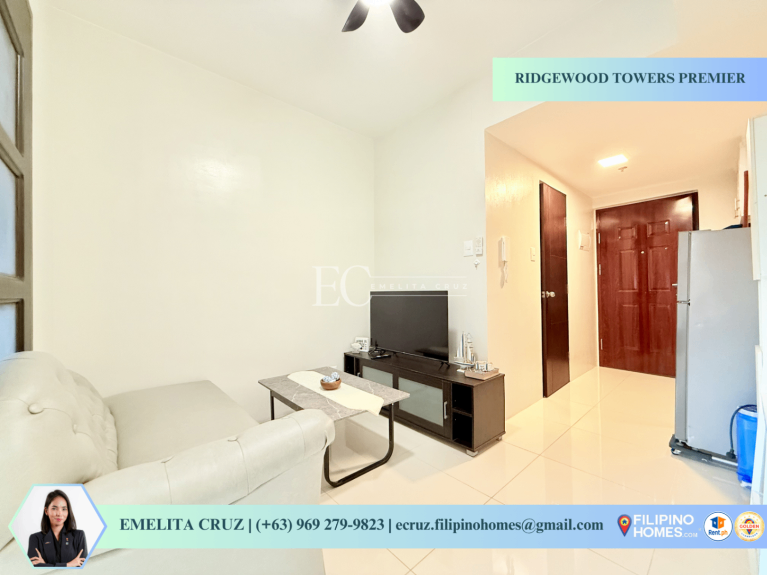 1BR FURNISHED FOR LEASE AT RIDGEWOOD TOWERS PREMIER - photo 4