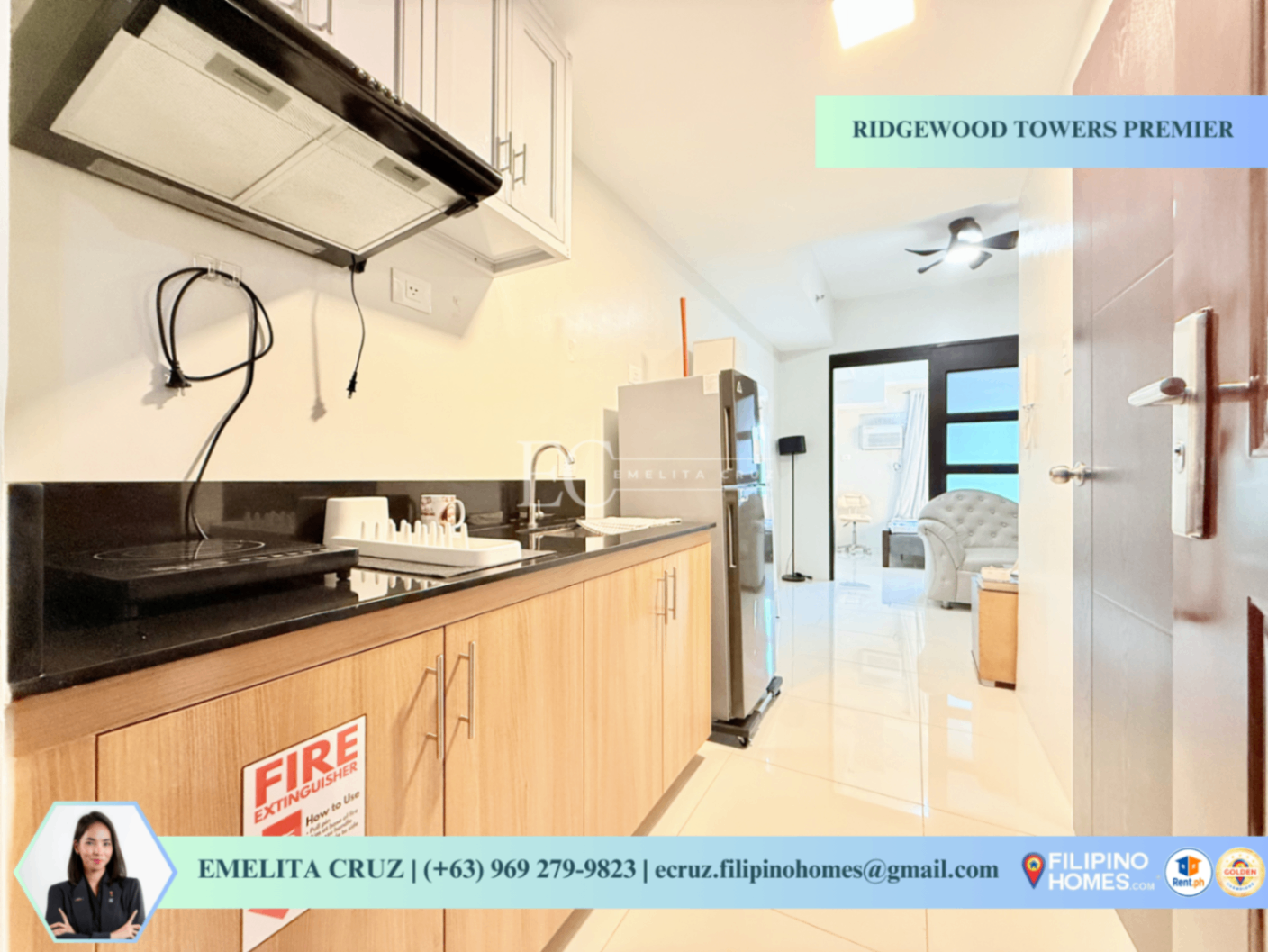 1BR FURNISHED FOR LEASE AT RIDGEWOOD TOWERS PREMIER - photo 5