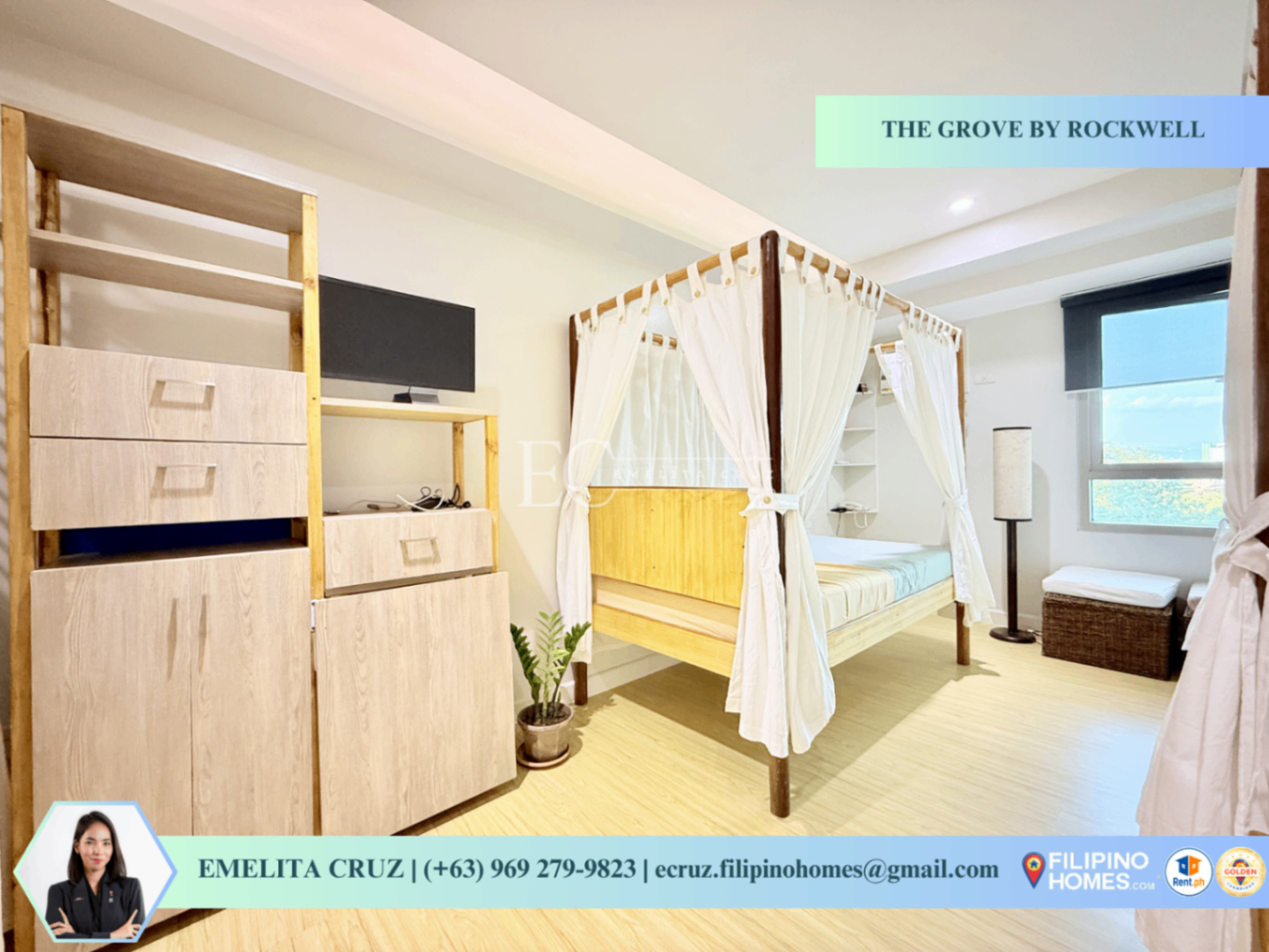 COZY SPACIOUS STUDIO FOR LEASE AT THE GROVE BY ROCKWELL, PASIG - photo 6
