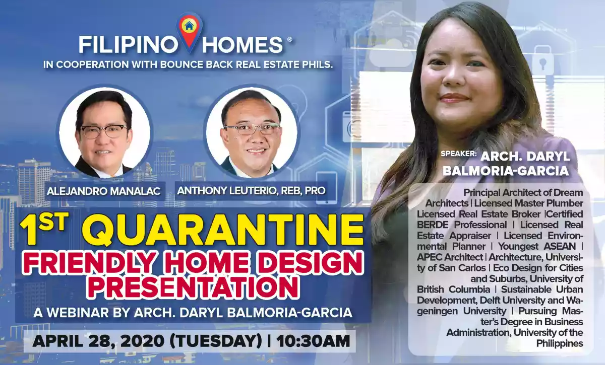 [Webinar] Filipino Homes Plus to introduce homes that are designed for new normal living