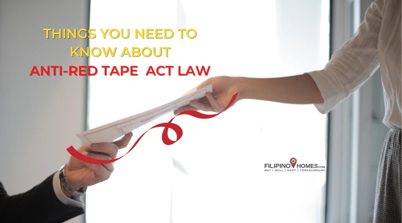 Things you need know about Anti-Red Tape Act Law