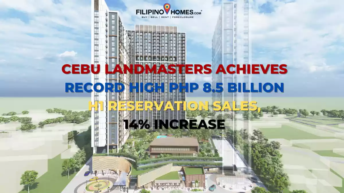Cebu Landmasters achieves record high Php 8.5 billion H1 reservation sales, 14% increase