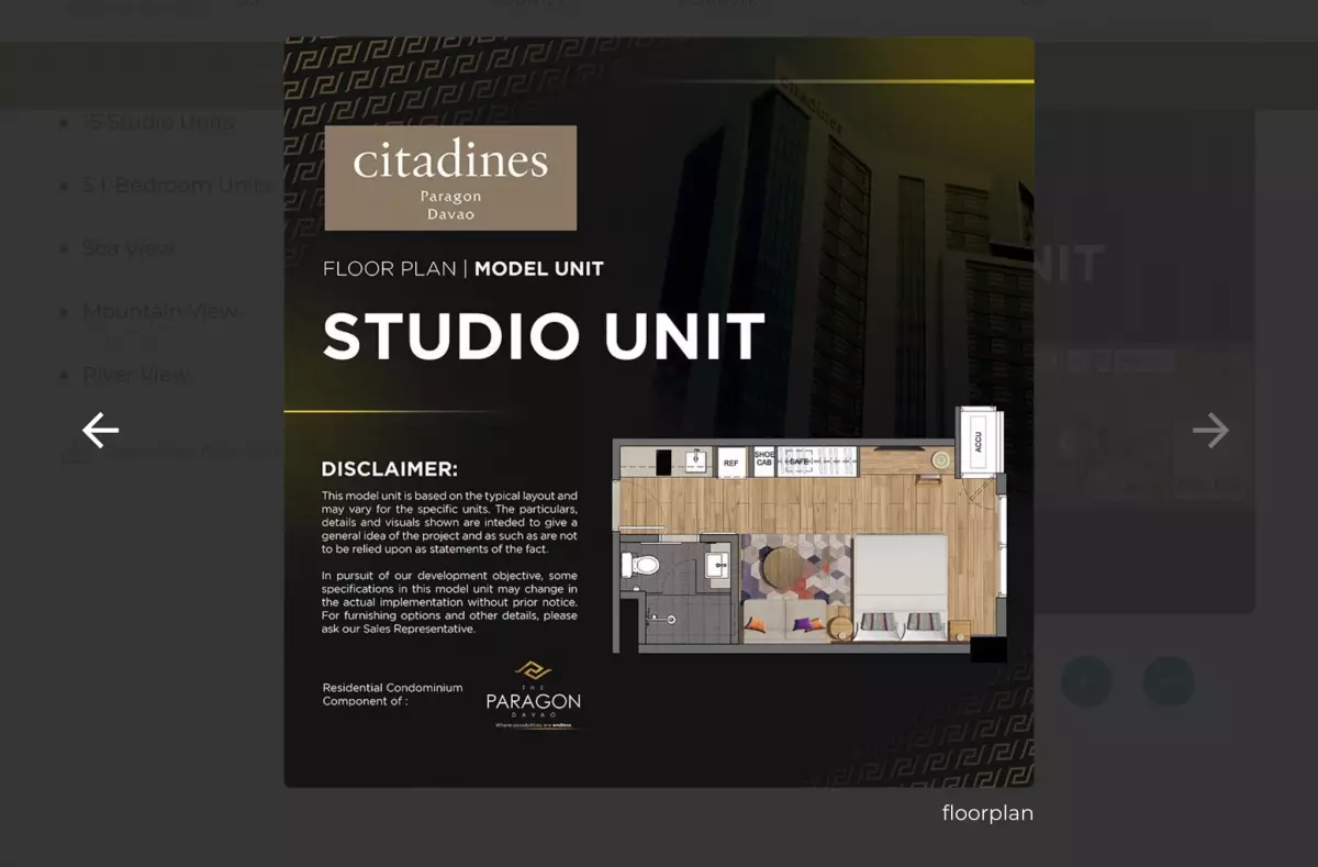 Paragon Davao Citadines — Studio in Talomo, Davao City, Davao del Sur — Photo 7
