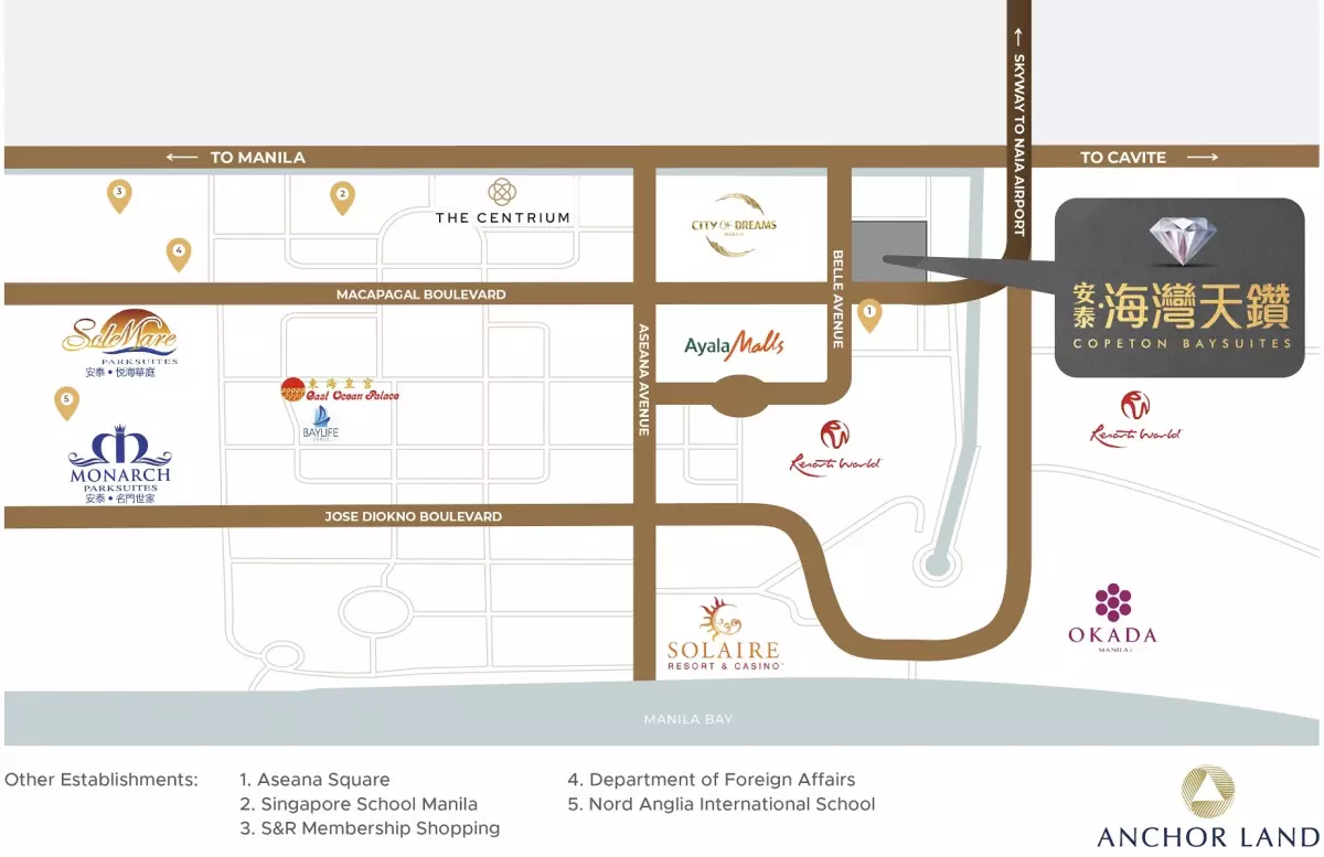 Own A 4BR High End Condo Across Ayala Mall Copeton Baysuites Located Besides City Of Dreams  - photo 6