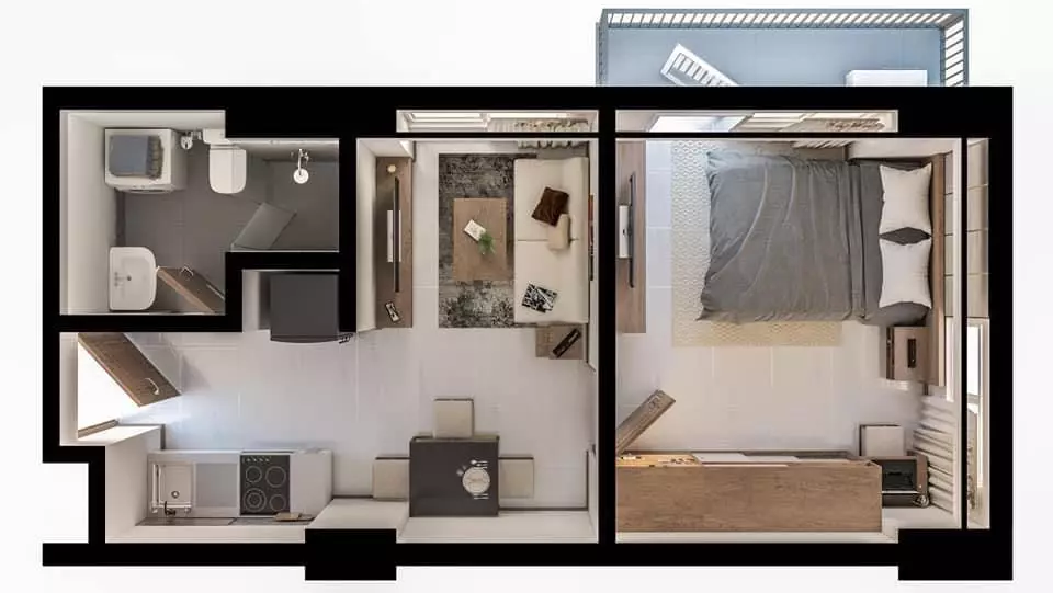 RUSH CITI CLOU ONE BEDROOM for ASSUME  - photo 4