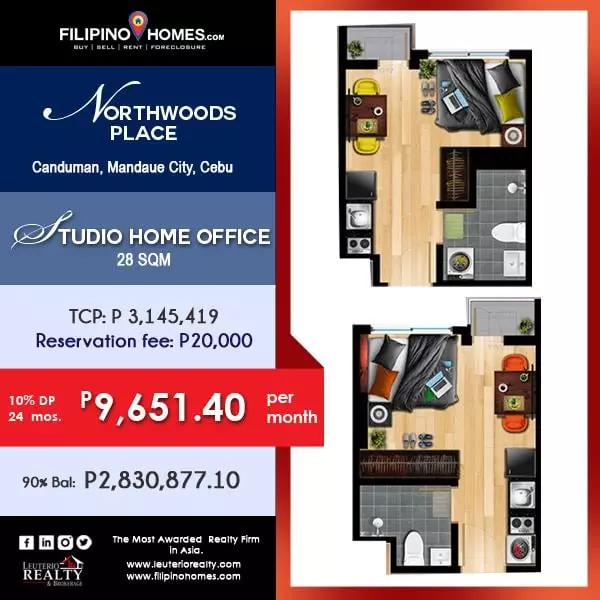 Northwoods Place for Assume — Studio in Canduman Road, Mandaue City, Cebu — Photo 5