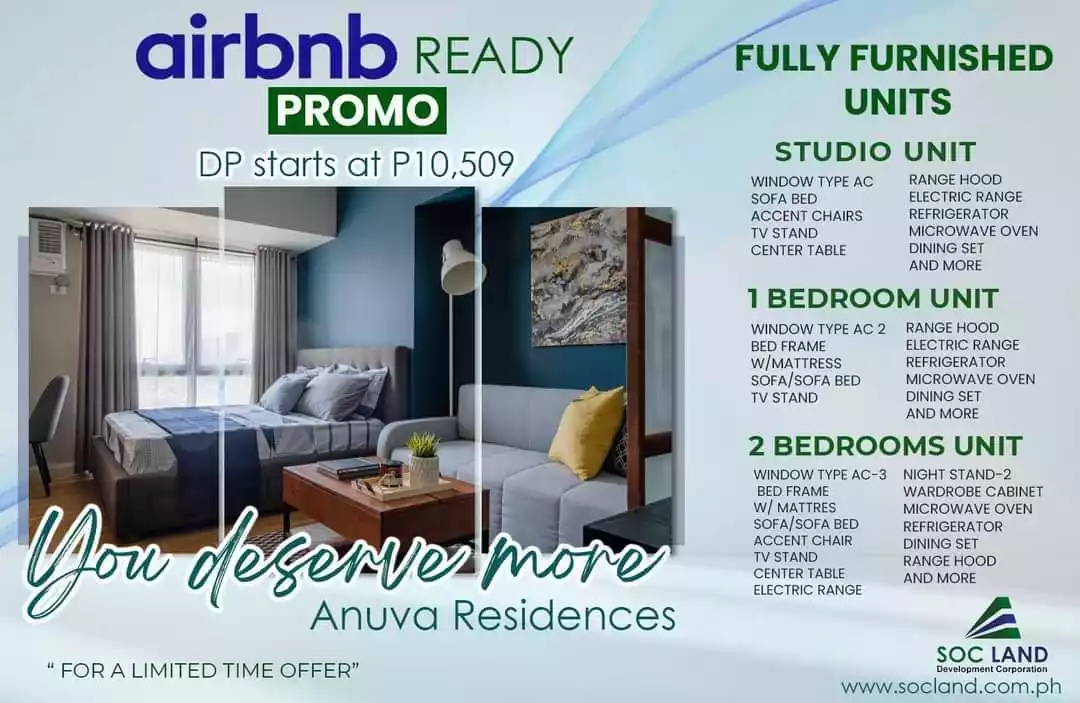 RFO 1BR/2BR Condo units @Anuva Residences — 1 Bedroom in East Service Road, Cupang, Muntinlupa — Photo 2