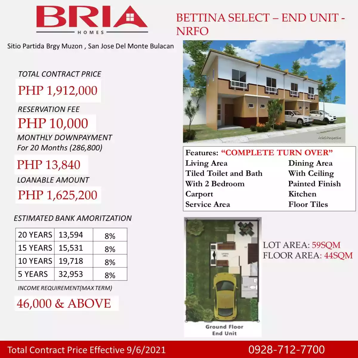 Bria Homes- RFO & NRFO — House and Lot in Bulacan, Philippines — Photo 2