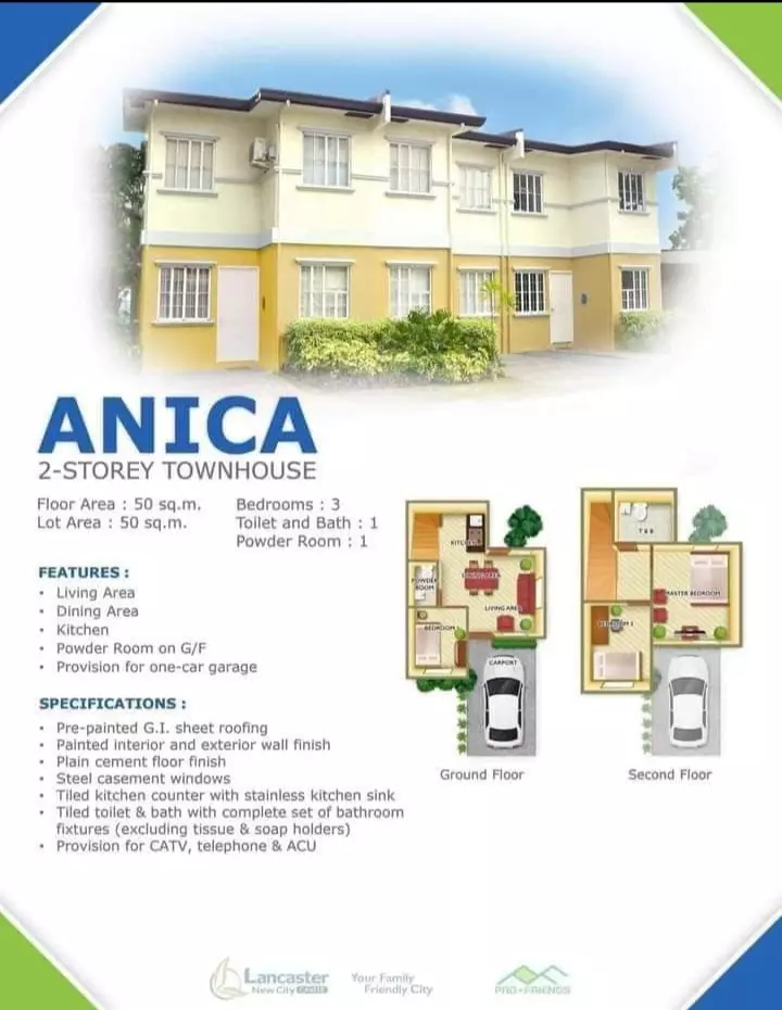 Anica Townhouse of Lancaster New City — House and Lot in General Trias, Cavite, Philippines — Photo 3
