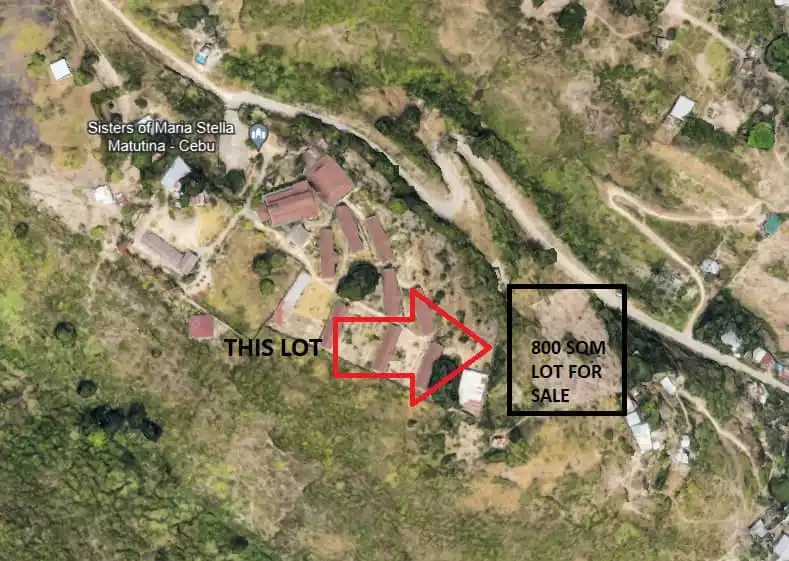 Overlooking city View 800 SQM. Lot for sale in San Carlos Heights Pardo — Residential Lot in Cebu City, Cebu, Philippines — Photo 3