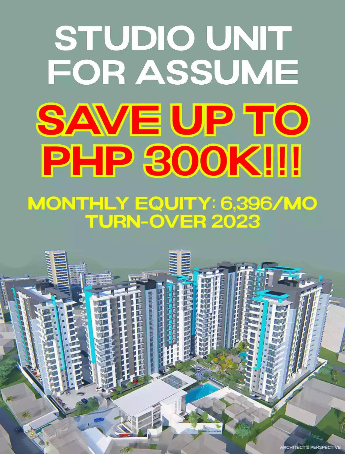 FOR ASSUME: STUDIO UNIT W/O BALCONY IN MIVELA GARDEN RESIDENCES - photo 7