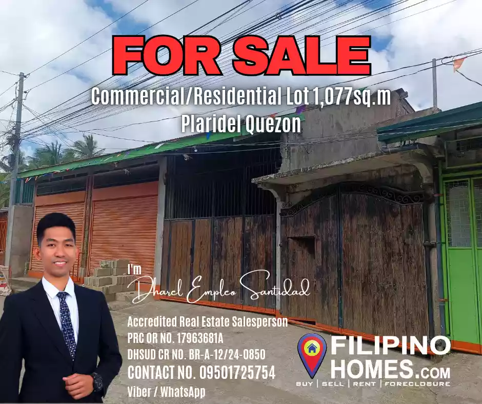 For sale Farm/Residential with commercial Space in Siain Plaridel Quezon Clean Title, ideal for Residential, Apartment, Space Rental