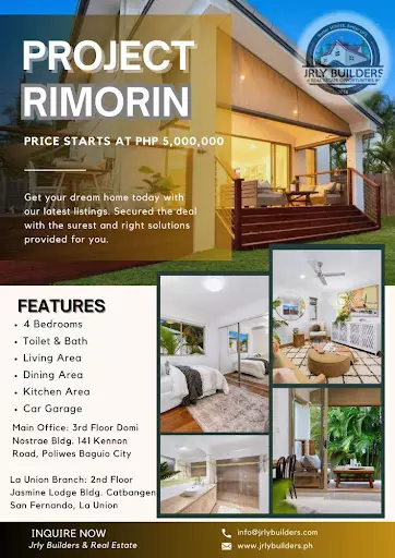Open photo 19 of 27 — Project Rimorin Two Storey High End Modern Customize Pre selling house and lots package for Sale in Gulf View Suello Village Baguio City 