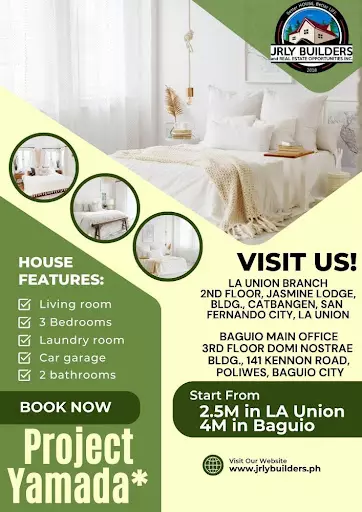 Project Yamada 3 Bedroom Unit Two Storey Modern Customize preselling House and Lots package for Sale in Venflor Subdivision Lingsat San Fernando La Union — House and Lot in San Fernando, La Union, Philippines — Photo 2