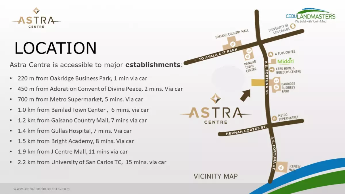 Astra Centre (Tower 1 and Tower 2) — Studio in A. S. Fortuna Street, Mandaue City, Cebu — Photo 7