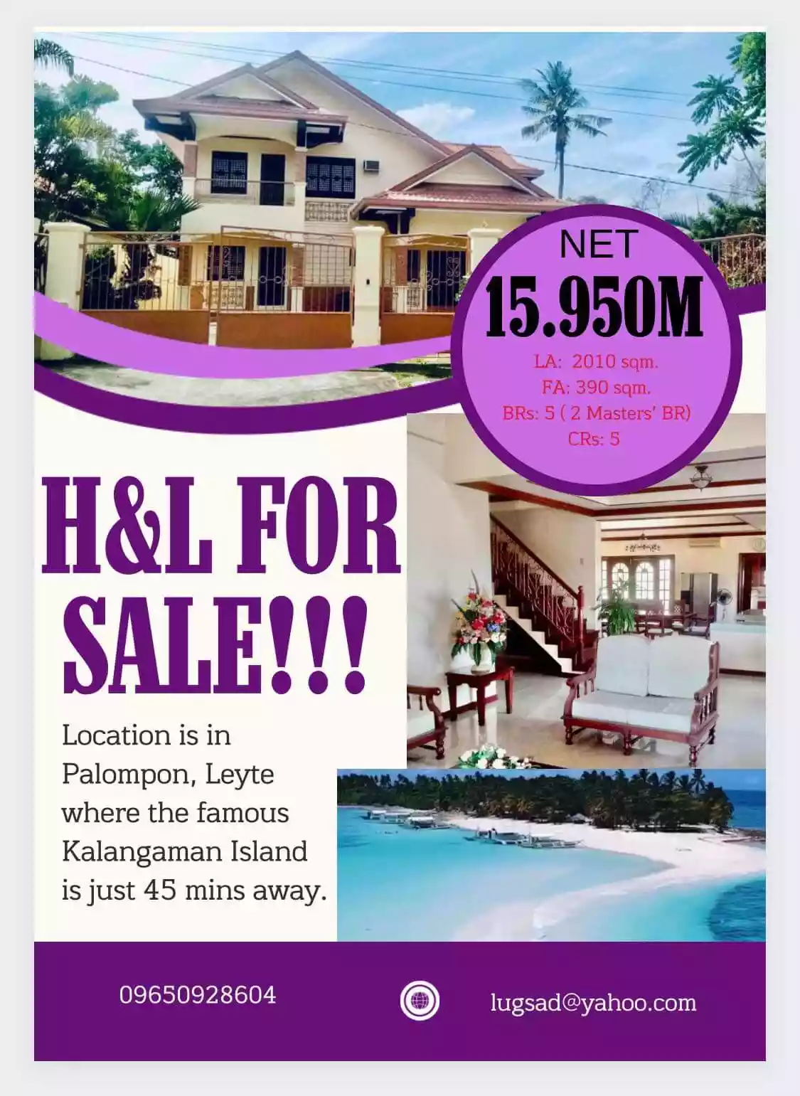 A Beautiful House & Lot near near Leyte tourist spot — House and Lot in Palompon, Leyte, Philippines — Photo 5