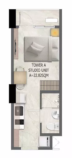 For Assume Studio unit at City Clou - photo 2