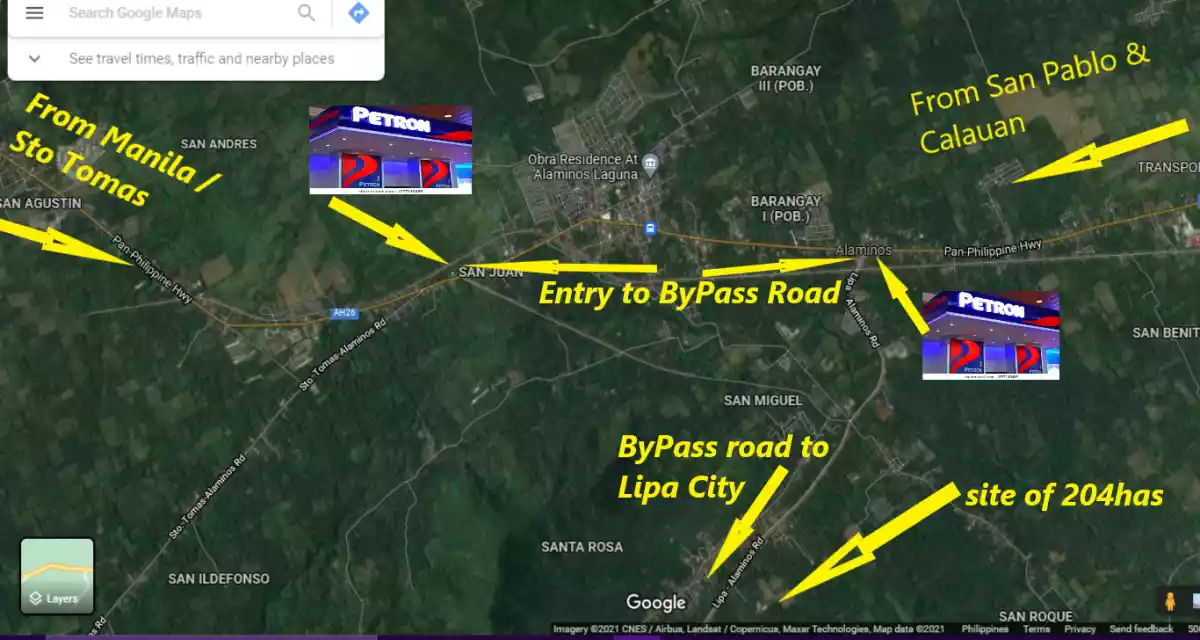 HOT 204 Has along 6 lanes ByPass road of Alaminos Laguna — Agricultural Lot in Alaminos, Laguna, Philippines — Photo 2