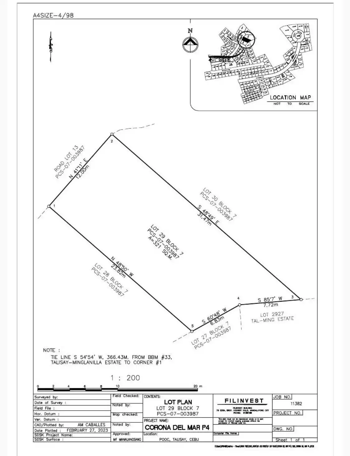 Residential Lot Only for Sale in Corona Del Mar Subdivision in Talisay City — Residential Lot in Pooc, Talisay, Cebu — Photo 4