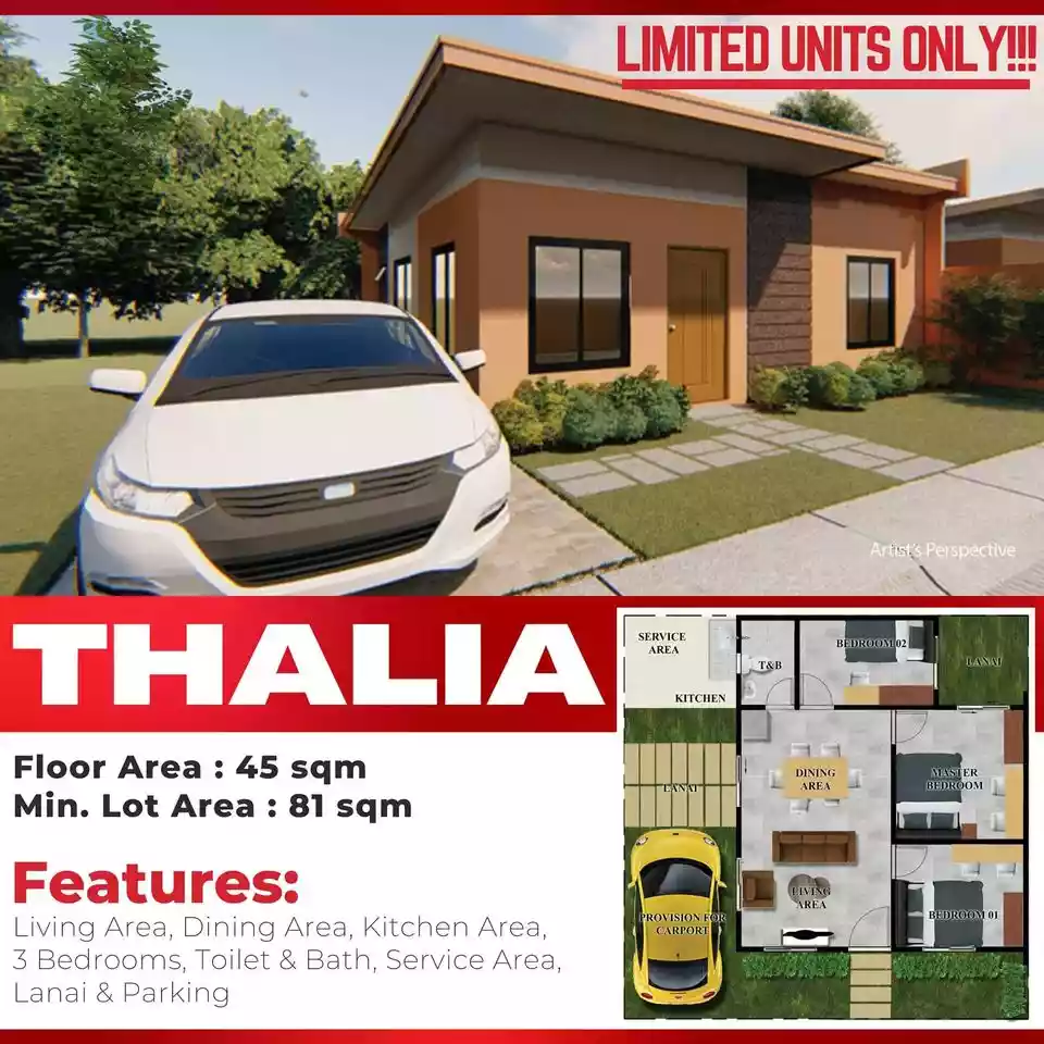Bria Thalia Single Firewall — House and Lot in Phase 1, Magalang, Pampanga — Photo 4