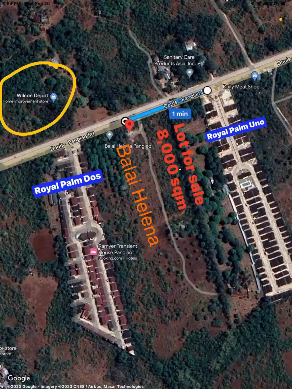 Commercial/Residential Lot in Dauis, Panglao — Commercial Lot in Dao, Dauis, Bohol — Photo 3