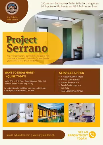 Open photo 22 of 40 — Project Serrano 2 Bedroom Modern Customize Pre-selling House and Lots package for Sale in Poro Capitol View Subdivision San Fernando La Union
