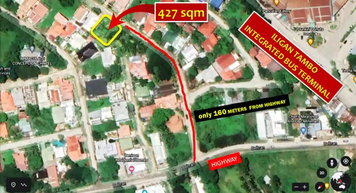 427 SQM SUBDIVISION LOT FOR SALE IN ILIGAN CITY WITHIN ANDRADA HEIGHTS SUBDIVISION  - photo 2