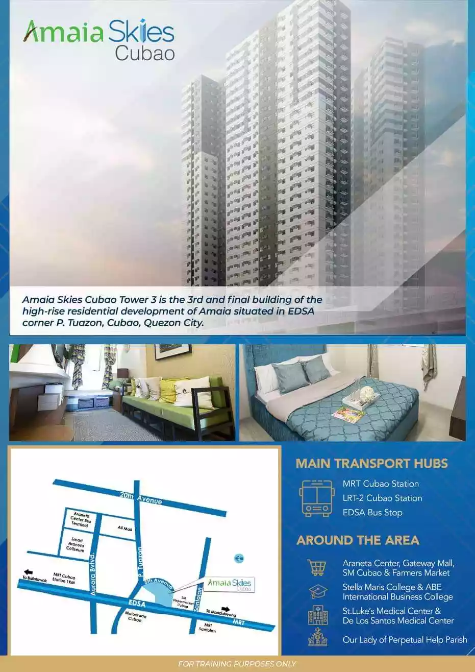 AFFORDABLE CUBAO 1 Bedroom CONDO Amaia Skies Cubao Tower 3 - photo 7