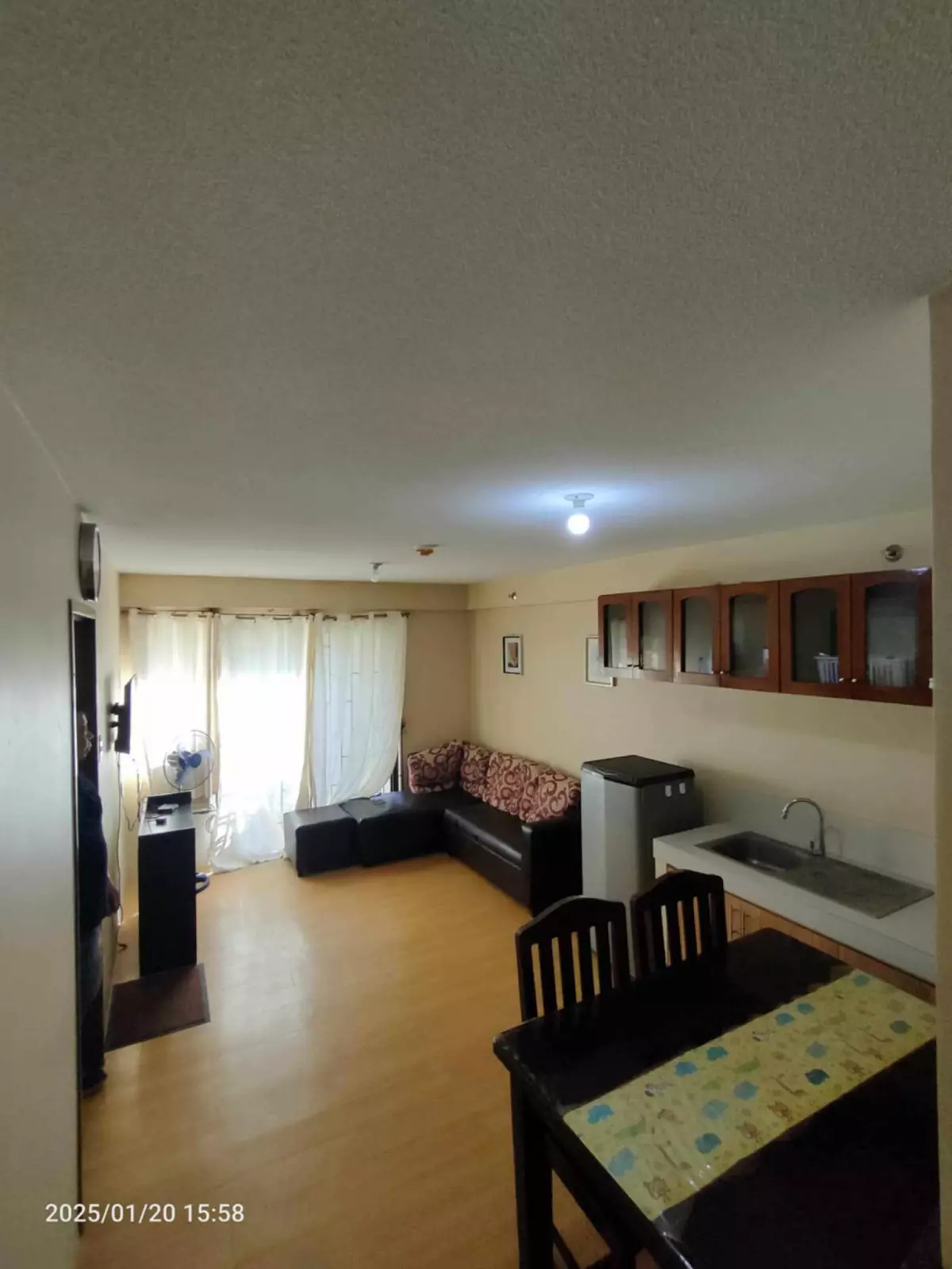 ONE BEDROOM SEMI-FURNISHED