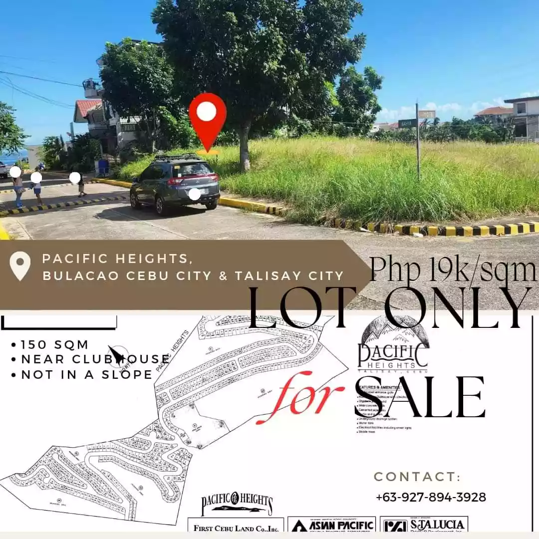 Lot only for sale in Pacific Heights Subdivision — Residential Lot in Talisay, Cebu, Philippines — Photo 3