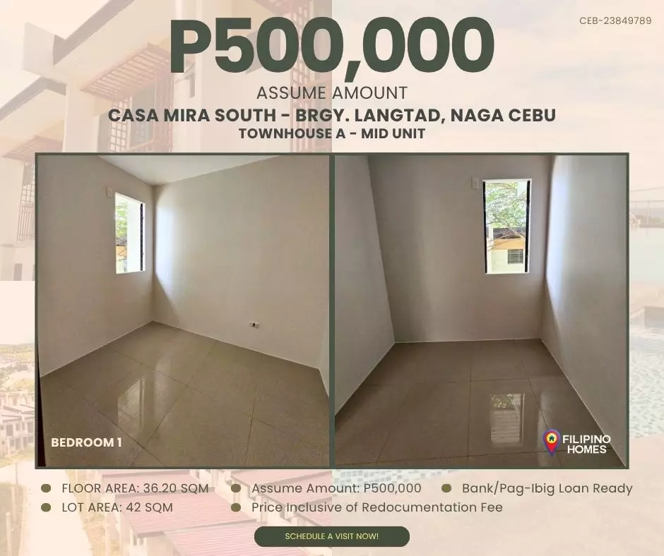 FOR ASSUME - TOWNHOUSE in CASA MIRA SOUTH - READY FOR OCCUPANCY! — House and Lot in City of Naga, Cebu, Philippines — Photo 5
