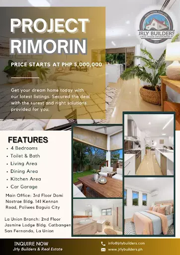 Open photo 16 of 27 — Project Rimorin Two Storey High End Modern Customize Pre selling house and lots package for Sale in Gulf View Suello Village Baguio City 
