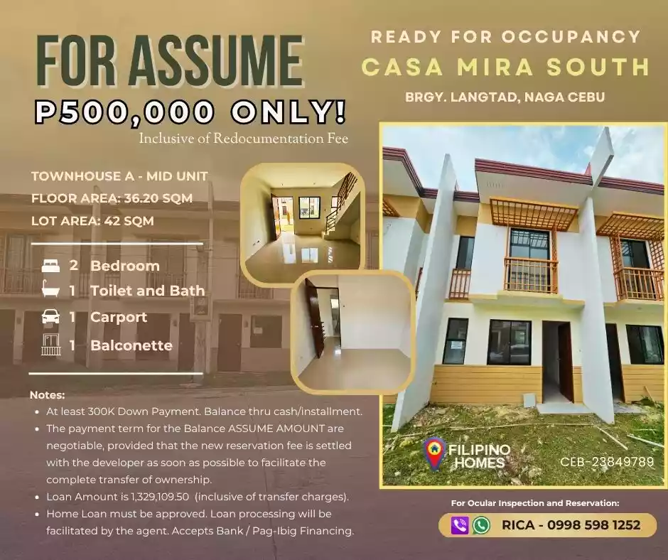 Open photo 12 of 12 — FOR ASSUME - TOWNHOUSE in CASA MIRA SOUTH - READY FOR OCCUPANCY!