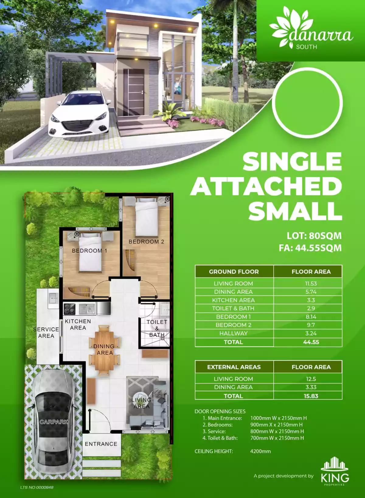 ASSUME: Single Attached House in Danarra South, Minglanilla — House and Lot in Naga, Cebu, Philippines — Photo 2