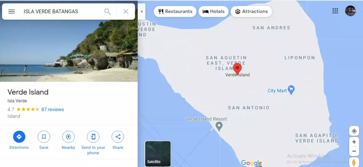FOR SALE! BEACH LOT IN ISLA VERDE! — Beach Lot in Isla Verde, Batangas City, Philippines — Photo 4