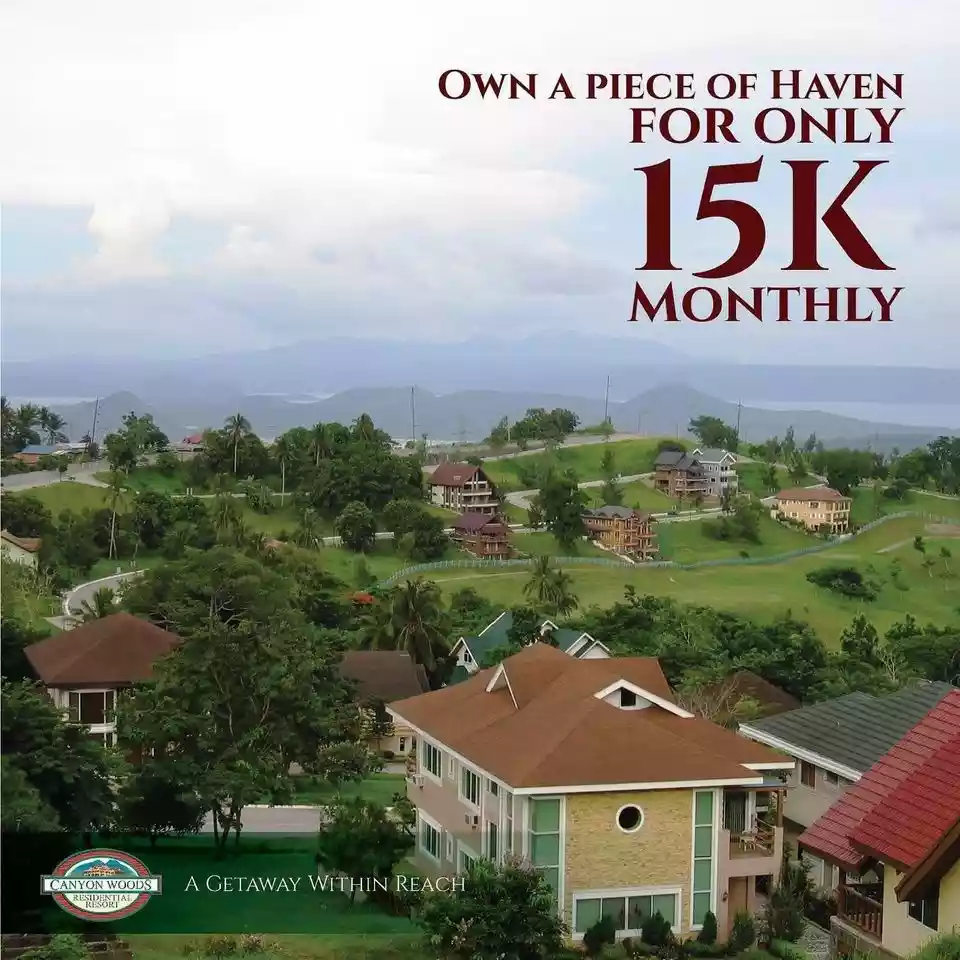 RESIDENTIAL LOT FOR SALE IN CANYON WOOD, TAGAYTAY — Residential Lot in Lemery, Batangas, Philippines — Photo 2