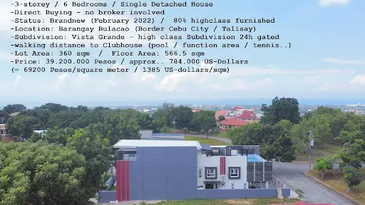 Open photo 16 of 46 — Lux. 6BR branddnew House 4 sake in Bulacao/Cebu, Roftop with Terrace, Falily Area, Pool, Gym