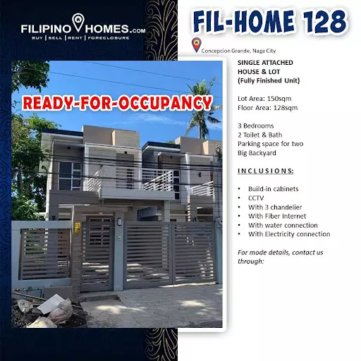 RFO House & Lot for SALE! Naga City CamSur
